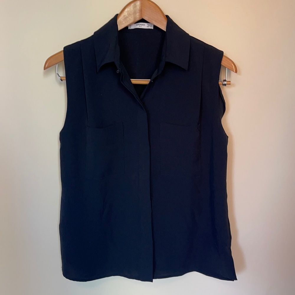 Mango Suit sleeveless blouse